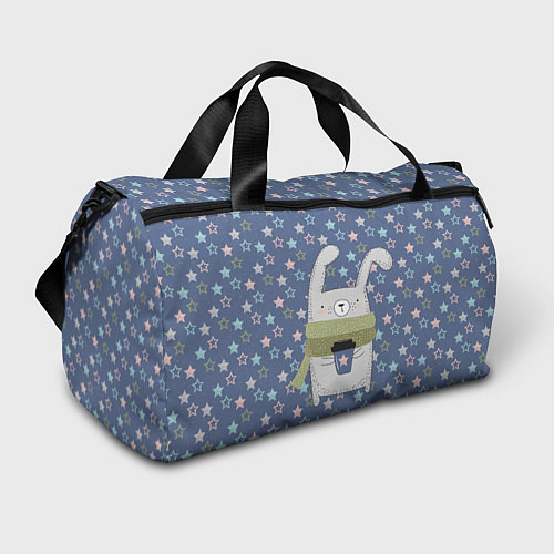 Спортивная сумка Звездный кролик / 3D-принт – фото 1