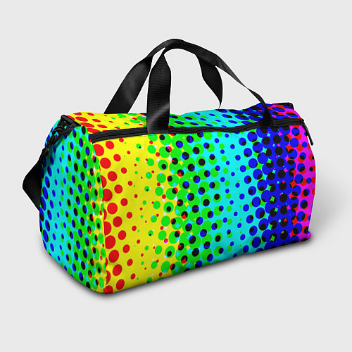 Спортивная сумка Цветная кислота / 3D-принт – фото 1