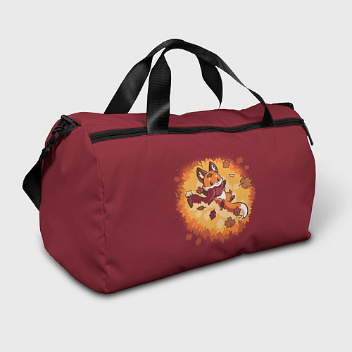 Спортивная сумка Лис в листопаде / 3D-принт – фото 1