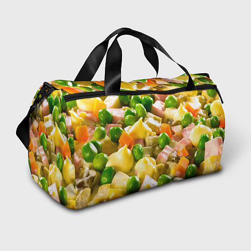 Спортивная сумка Весь в оливье / 3D-принт – фото 1