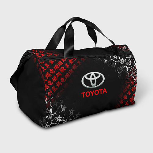 Спортивная сумка TOYOTA JAPAN RED STYLE ТОЙОТА ЯПОНИЯ / 3D-принт – фото 1