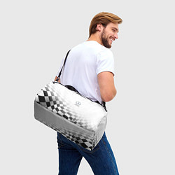 Сумки спортивные MERCEDES, МЕРСЕДЕС СПОРТ, ФИНИШНЫЙ ФЛАГ, ФОРМУЛА 1, цвет: 3D-принт — фото 2