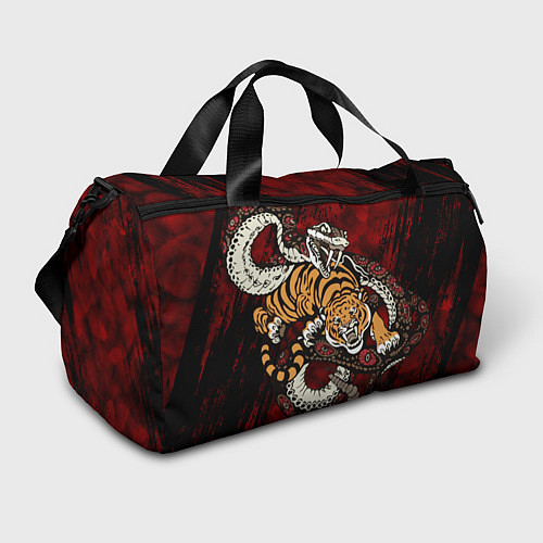 Спортивная сумка Тигр со Змеёй 2022 / 3D-принт – фото 1