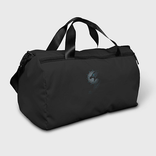 Спортивная сумка Волчьи руны / 3D-принт – фото 1