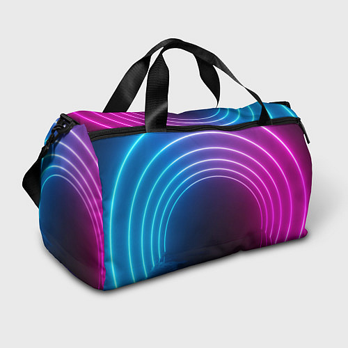Спортивная сумка Арка неонового света full version / 3D-принт – фото 1