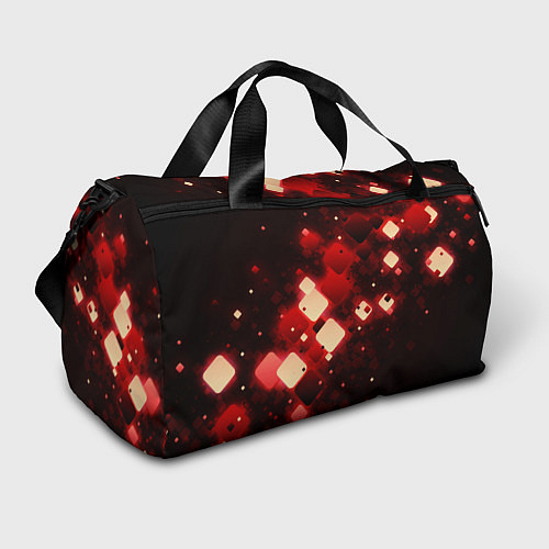Спортивная сумка Рубиновый поток / 3D-принт – фото 1