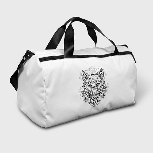 Спортивная сумка Волчий портрет / 3D-принт – фото 1