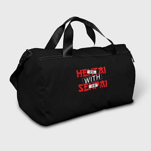 Спортивная сумка HENTAI WITH SENPAI / 3D-принт – фото 1