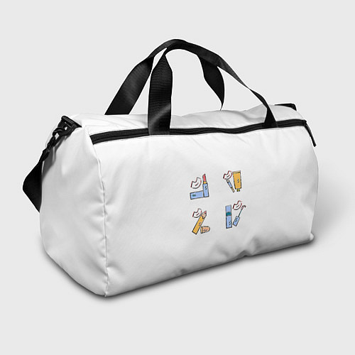 Спортивная сумка Губки и помада / 3D-принт – фото 1