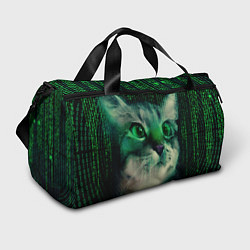 Сумки спортивные Cat in The Digital World, цвет: 3D-принт