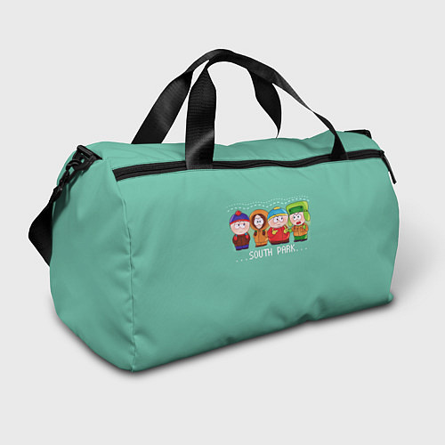Спортивная сумка South Park - Южный парк Кенни, Кайл, Эрик и Стэн / 3D-принт – фото 1