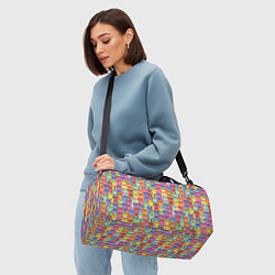 Сумки спортивные Красочные Сурикаты, цвет: 3D-принт — фото 2