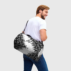 Сумки спортивные Адель певица паттерн, цвет: 3D-принт — фото 2