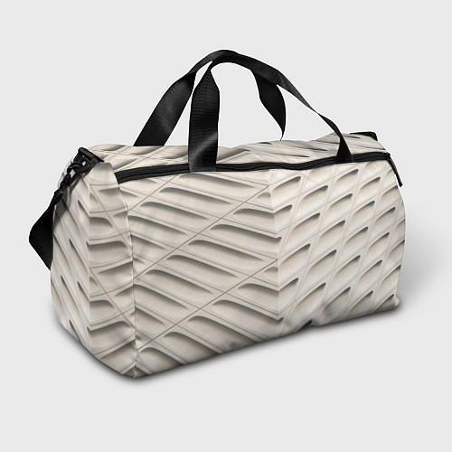 Спортивная сумка Бежевые Узоры / 3D-принт – фото 1