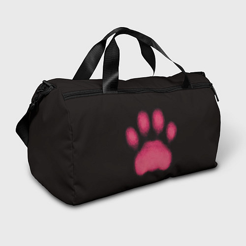 Спортивная сумка След кошки / 3D-принт – фото 1