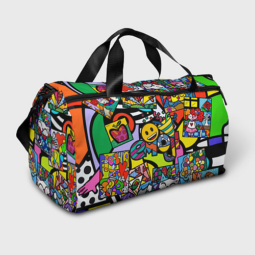 Спортивная сумка Romero Britto - emoji / 3D-принт – фото 1