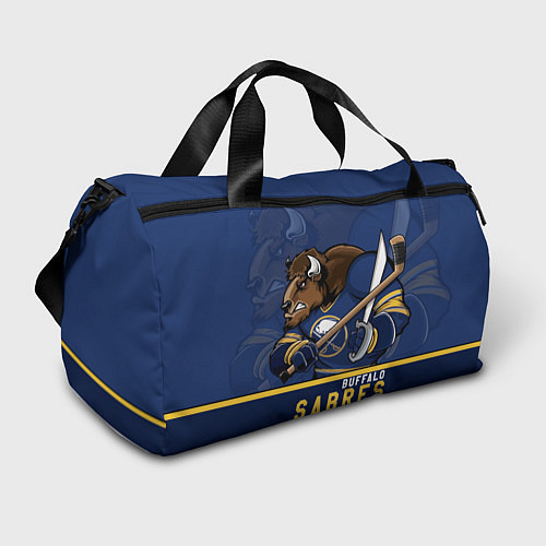 Спортивная сумка Баффало Сейберз, Buffalo Sabres / 3D-принт – фото 1
