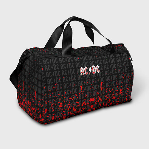 Спортивная сумка Acdc Паттерн / 3D-принт – фото 1