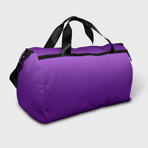 Спортивная сумка Красивый фиолетовый градиент / 3D-принт – фото 1