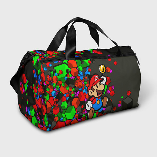Спортивная сумка Super Mario Cubes 2022 / 3D-принт – фото 1