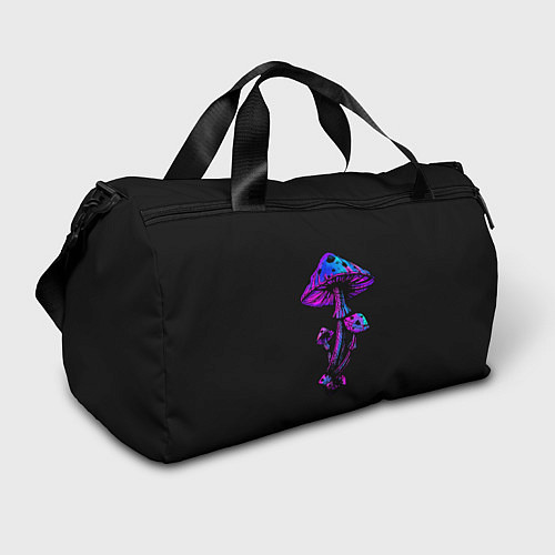 Спортивная сумка Неоновый гриб / 3D-принт – фото 1