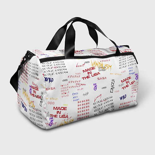 Спортивная сумка Граффити стиль / 3D-принт – фото 1