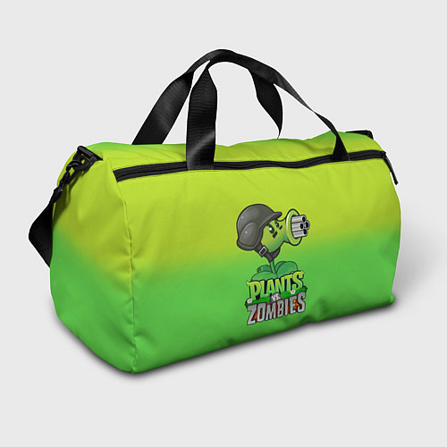 Спортивная сумка Plants vs Zombies - Горохомёт / 3D-принт – фото 1