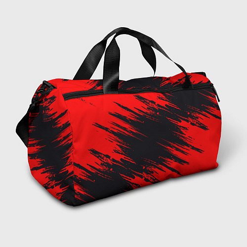 Спортивная сумка Красная краска брызги / 3D-принт – фото 1