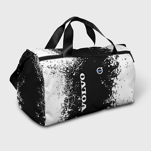 Спортивная сумка Volvo капли и брызги красок / 3D-принт – фото 1