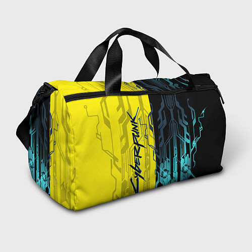 Спортивная сумка CYBERPUNK 2077 Логотип / 3D-принт – фото 1