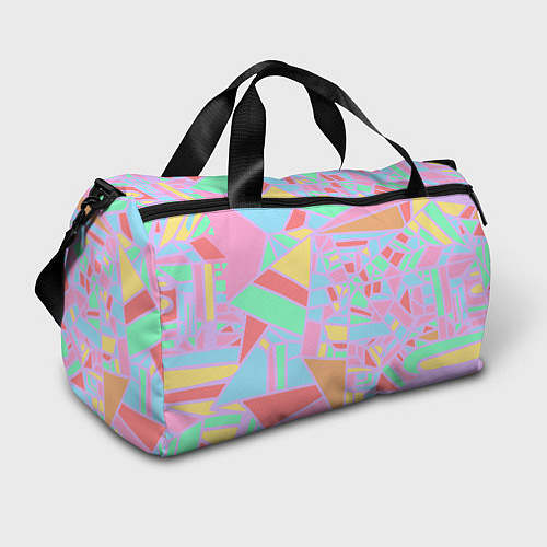 Спортивная сумка Геометрия в розовом / 3D-принт – фото 1