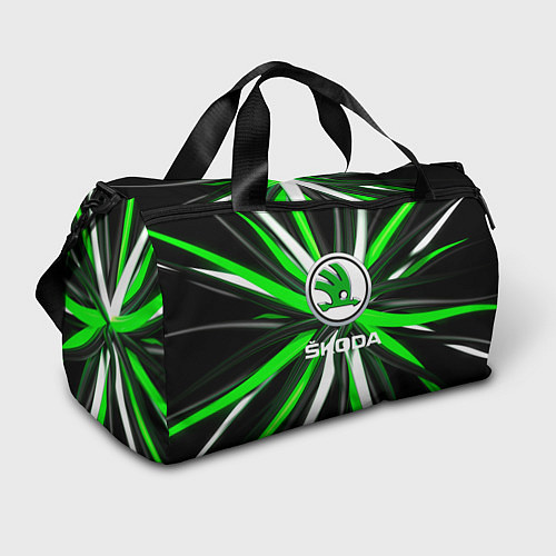 Спортивная сумка Skoda - Вспышка / 3D-принт – фото 1