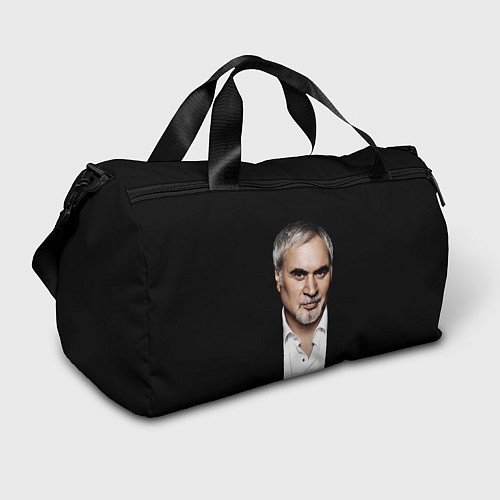 Спортивная сумка МЕЛАДЗЕ НА ЧЕРНОМ ФОНЕ / 3D-принт – фото 1