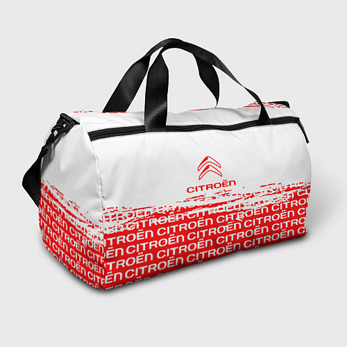 Спортивная сумка Citroen Паттерн / 3D-принт – фото 1
