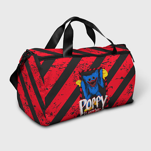 Спортивная сумка Poppy Playtime RED WARNING / 3D-принт – фото 1