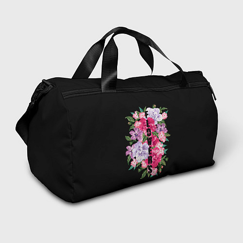 Спортивная сумка Букет цветов / 3D-принт – фото 1