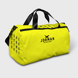 Сумки спортивные Узор Yellow Jorman Air Dope Street Market, цвет: 3D-принт