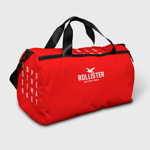 Спортивная сумка Узор Red Rollister Dope Street Market / 3D-принт – фото 1