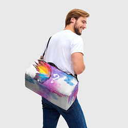 Сумки спортивные Где пол бабочки?, цвет: 3D-принт — фото 2