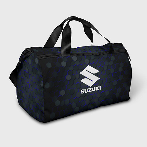 Спортивная сумка SUZUKI 3D плиты / 3D-принт – фото 1