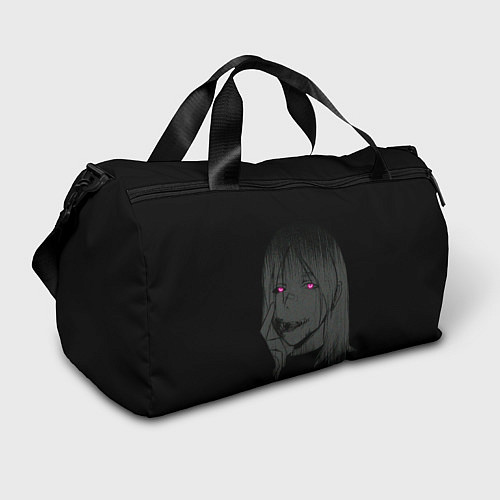 Спортивная сумка Девушка с неоновыми глазами / 3D-принт – фото 1