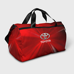 Сумки спортивные Toyota тойота, цвет: 3D-принт
