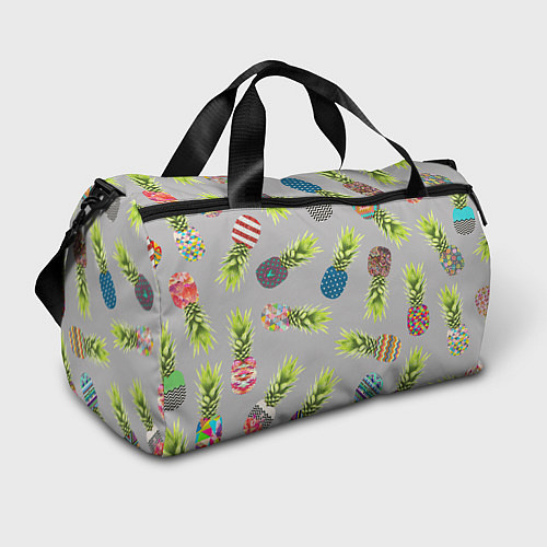 Спортивная сумка Узорные ананасы / 3D-принт – фото 1