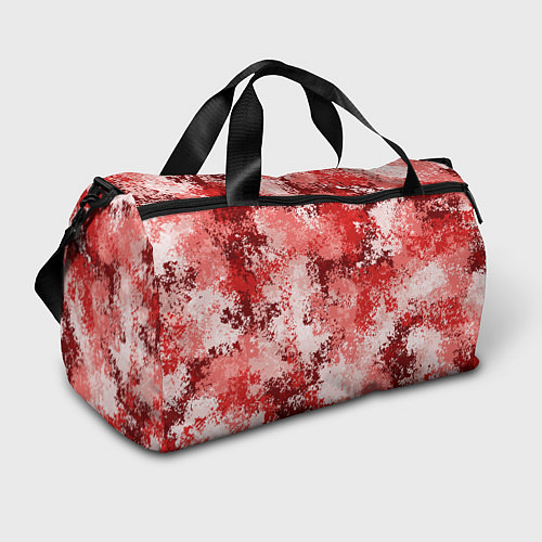 Спортивная сумка Спортивный камуфляж Пикси - Гранат / 3D-принт – фото 1