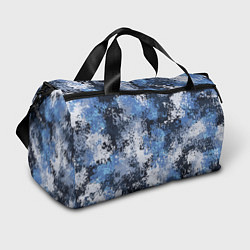 Сумки спортивные Спортивный камуфляж Пикси - Черника, цвет: 3D-принт