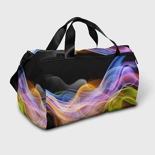 Спортивная сумка Цветной дым Color pattern / 3D-принт – фото 1