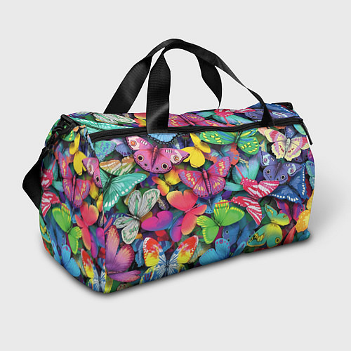 Спортивная сумка Стая бабочек Pattern / 3D-принт – фото 1