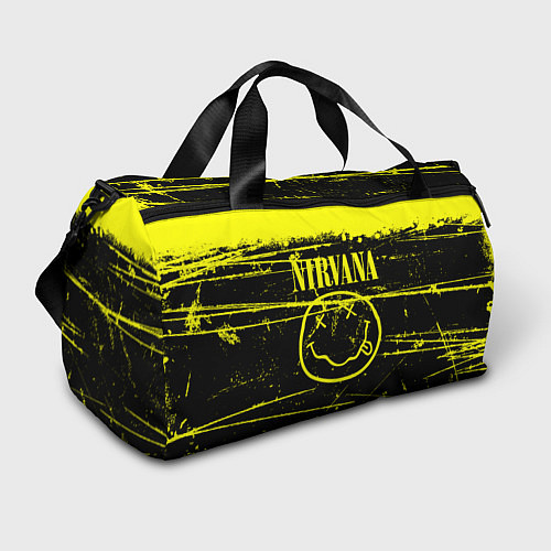 Спортивная сумка NIRVANA гранж / 3D-принт – фото 1
