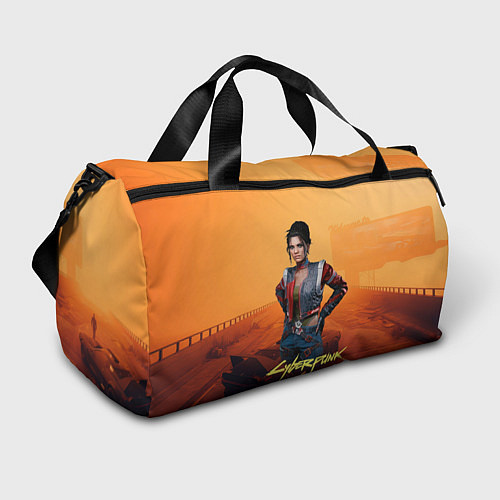 Спортивная сумка Панам пустоши Cyberpunk2077 / 3D-принт – фото 1