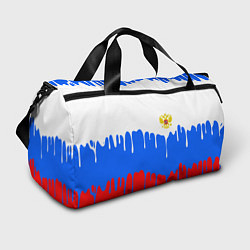 Сумки спортивные Флаг герб russia, цвет: 3D-принт